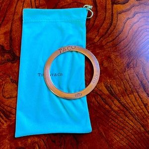 Tiffany and Co authentic flat bangle sterling silver bracelet. Make an Offer!!!